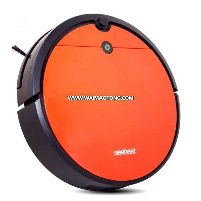 Multifunction gyro navigation intelligent robot vacuum cleaner mop and water tank attached